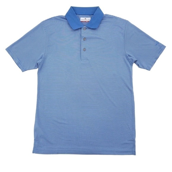 Men’s Grand Slam Regatta Blue Stripe Performance Polo XXL Excellent Condition - Picture 1 of 15